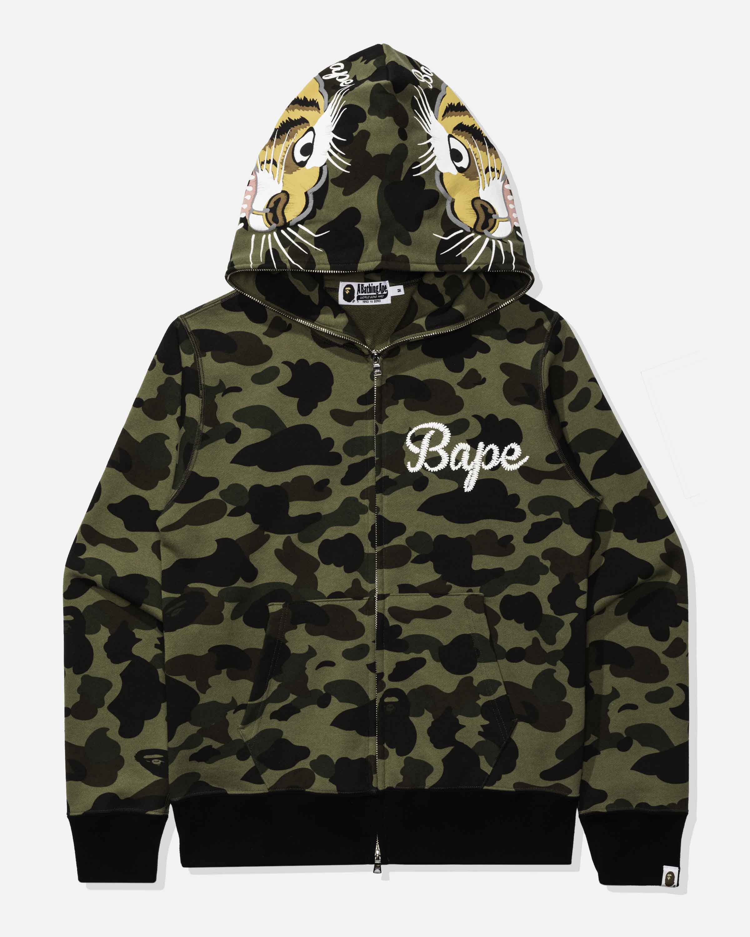 BAPE 1ST CAMO TIGER FULL ZIP HOODIE