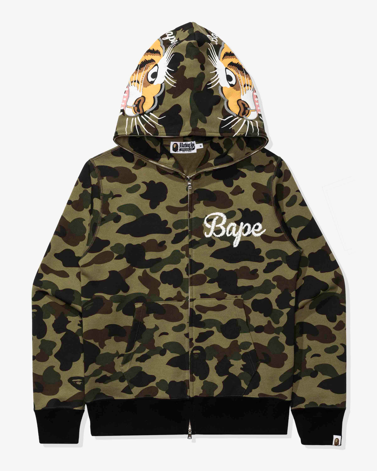 BAPE 1ST CAMO TIGER FULL ZIP HOODIE