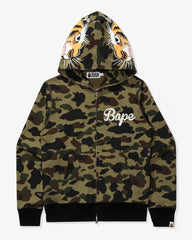 BAPE 1ST CAMO TIGER FULL ZIP HOODIE