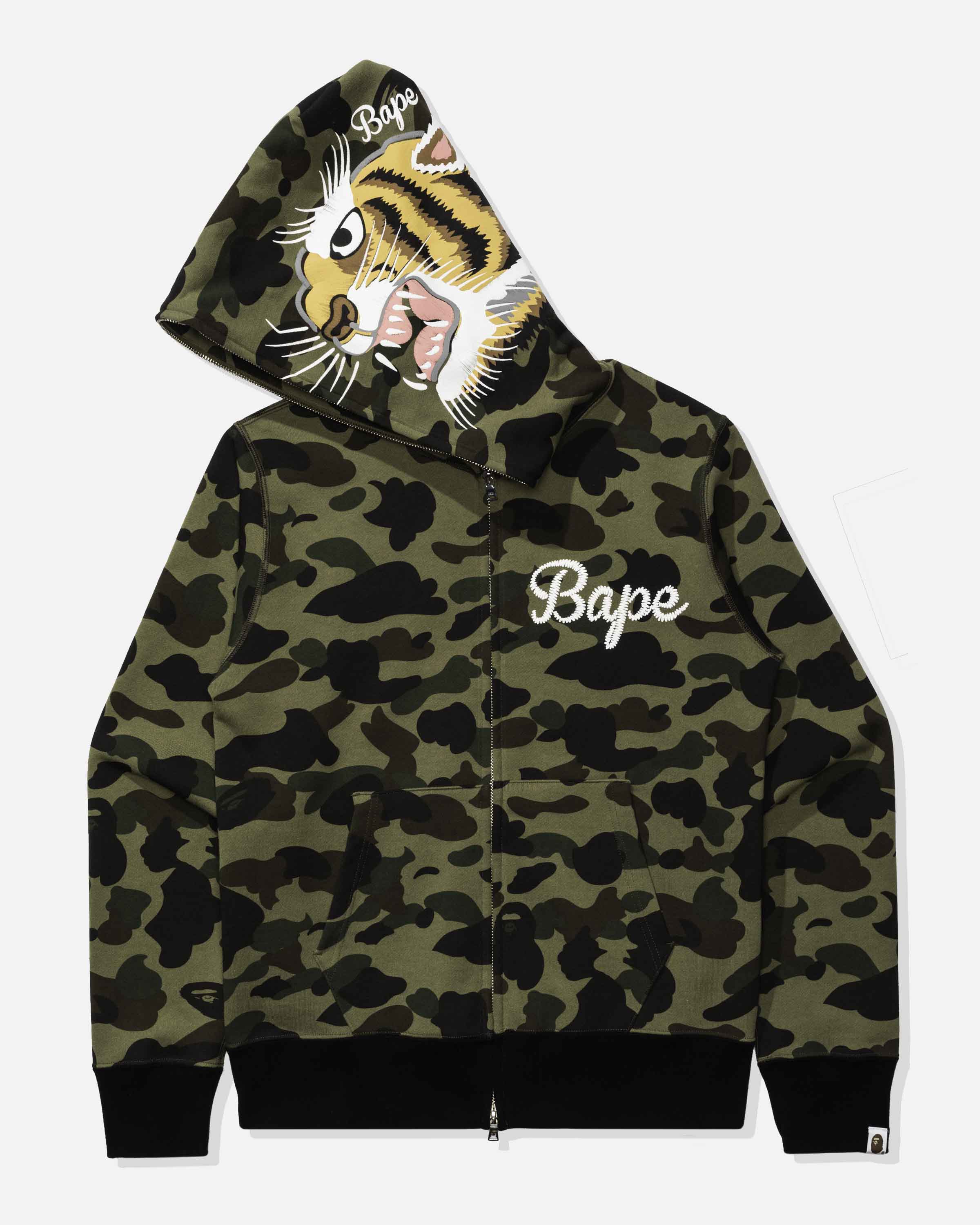 BAPE 1ST CAMO TIGER FULL ZIP HOODIE