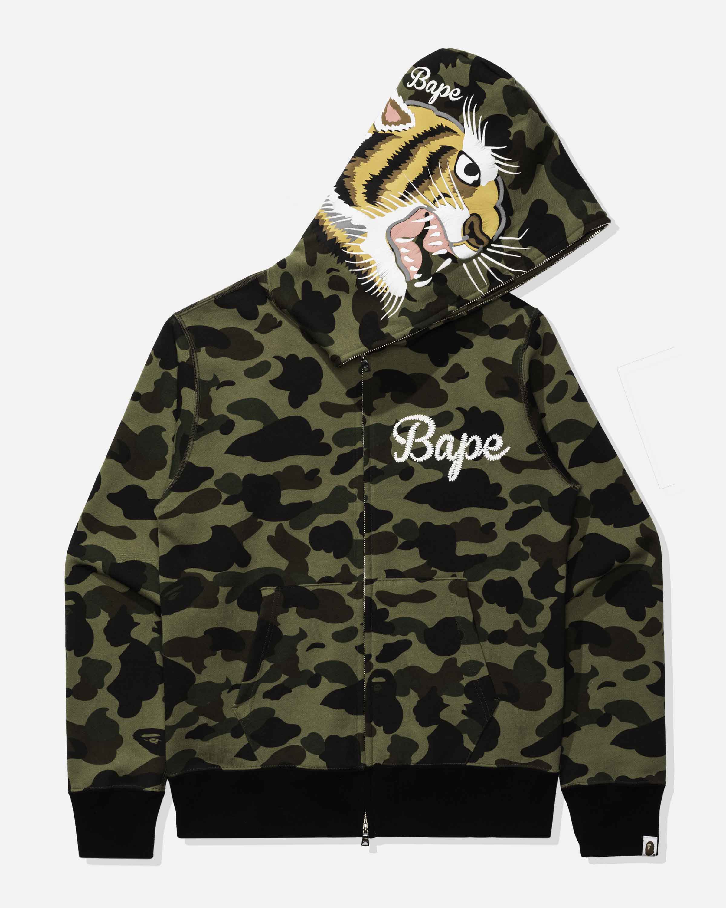BAPE 1ST CAMO TIGER FULL ZIP HOODIE