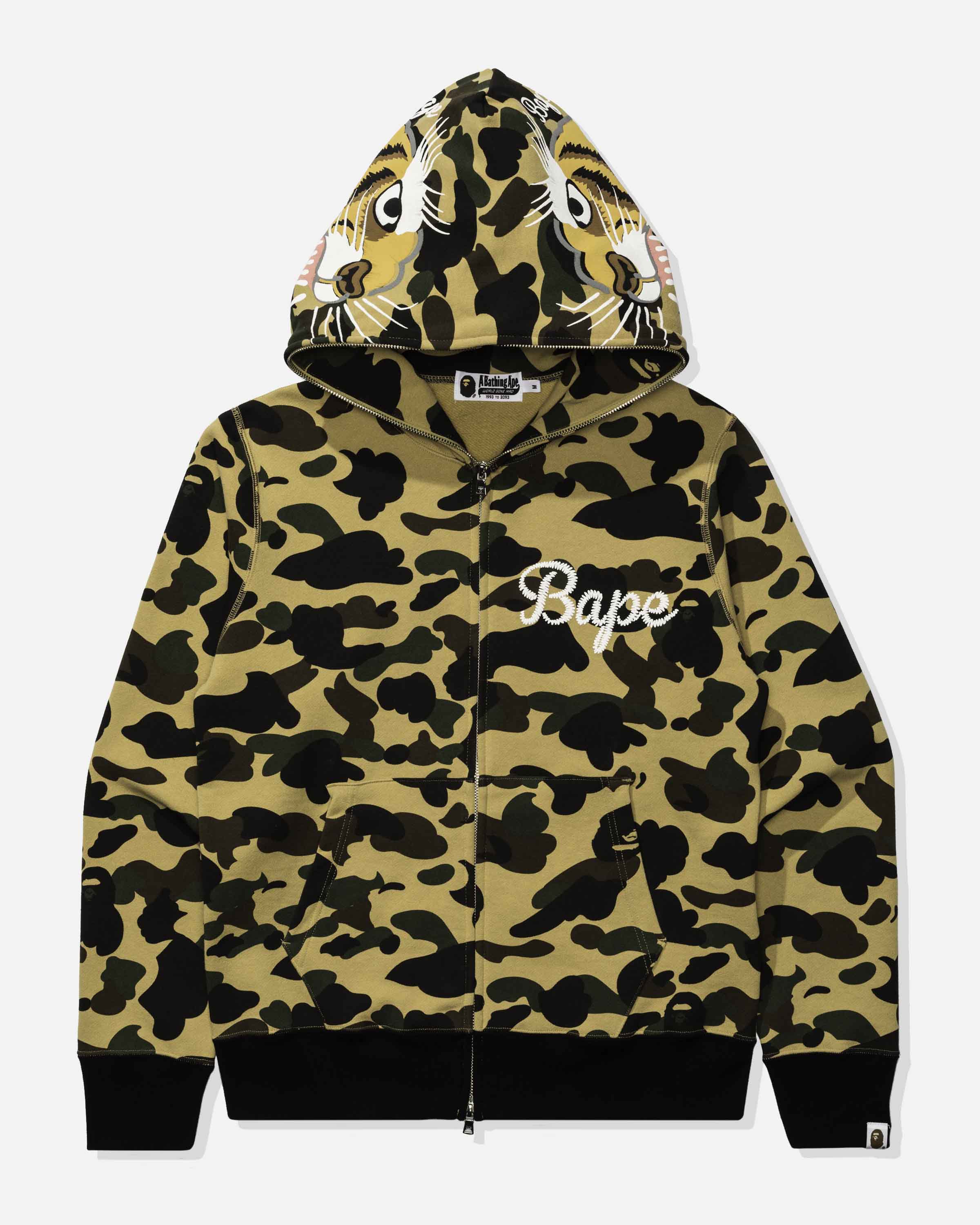 BAPE 1ST CAMO TIGER FULL ZIP HOODIE