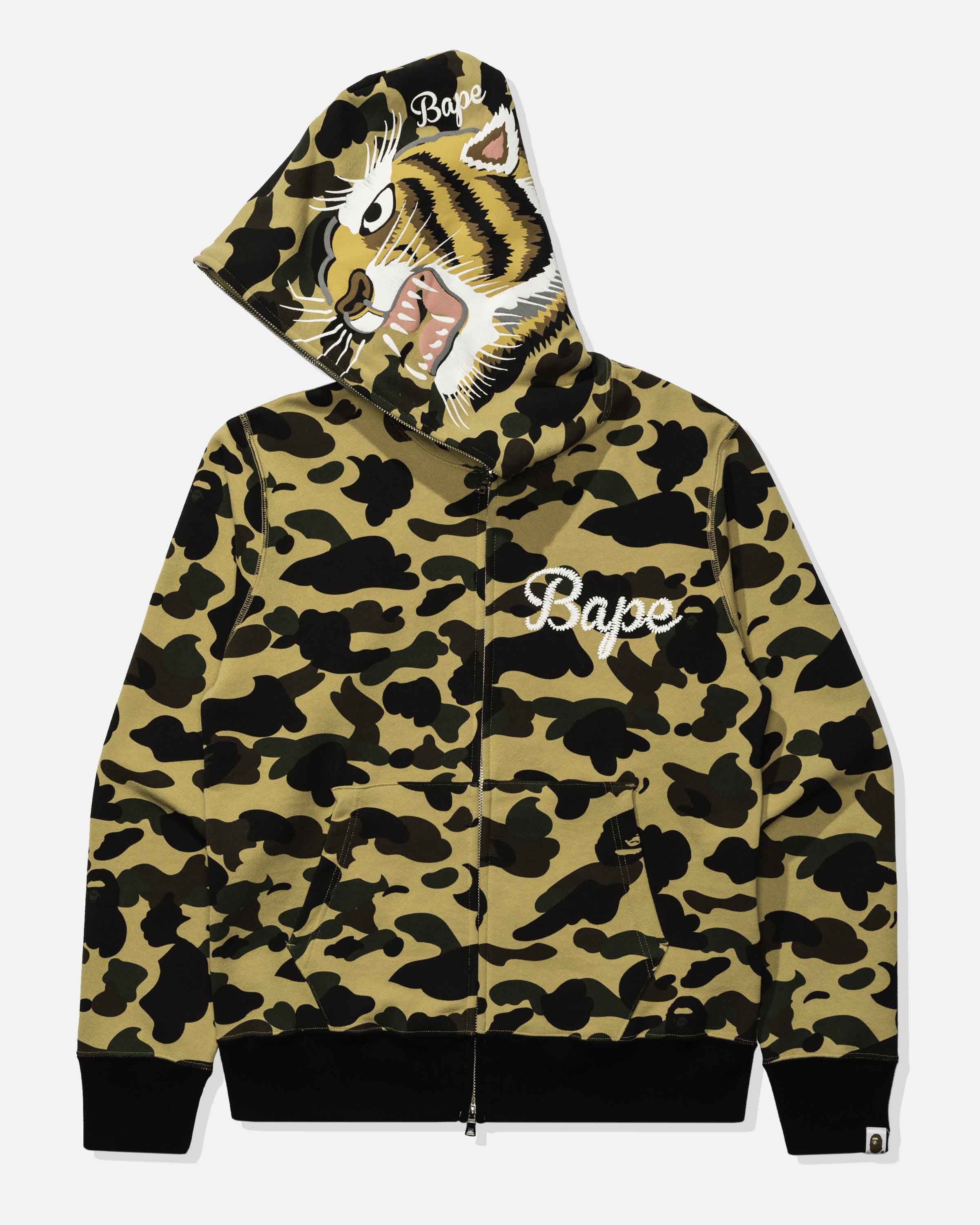 BAPE 1ST CAMO TIGER FULL ZIP HOODIE