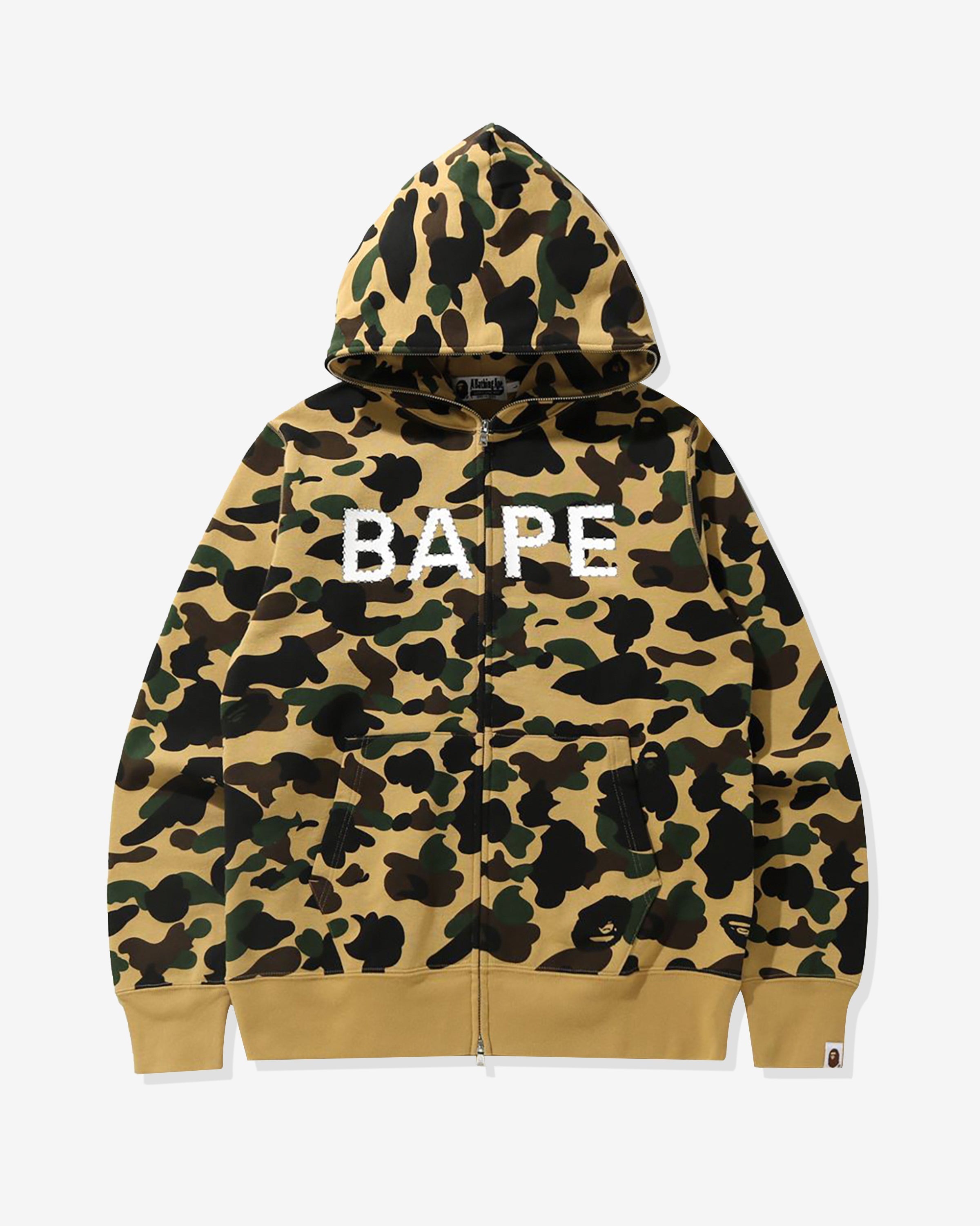 BAPE 1ST CAMO CRYSTAL STONE FULL ZIP HOODIE