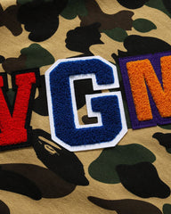 BAPE 1ST CAMO MULTI SHARK FULL ZIP HOODIE - YELLOW