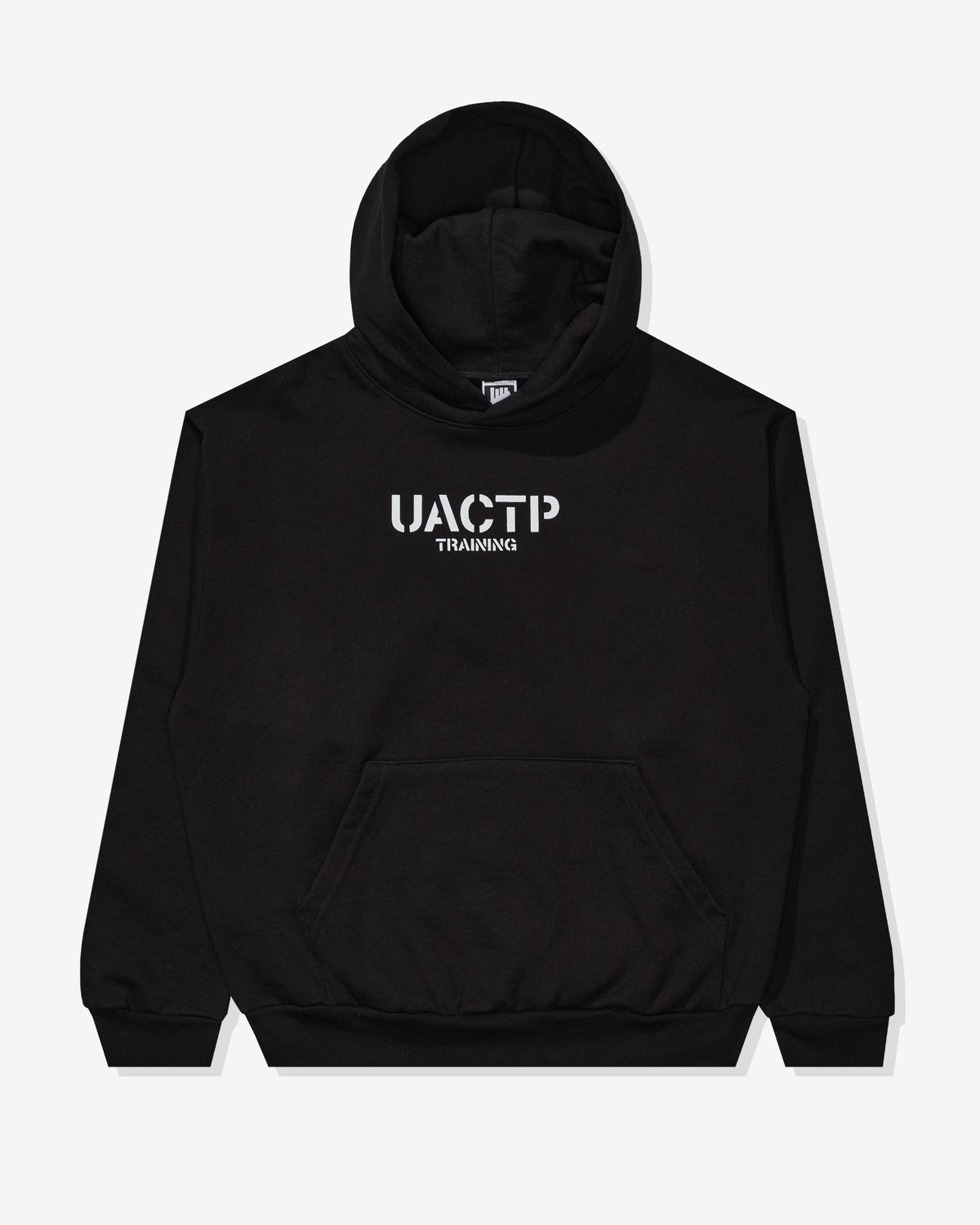 UACTP STENCIL TRAINING PULLOVER HOOD - BLACK