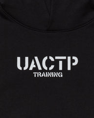 UACTP STENCIL TRAINING PULLOVER HOOD - BLACK
