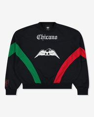 ADIDAS X WILLY CHAVARRIA BBALL CREWNECK - BLACK