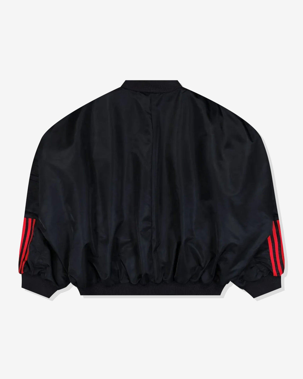ADIDAS X WILLY CHAVARRIA SATIN BOMBER JACKET - BLACK