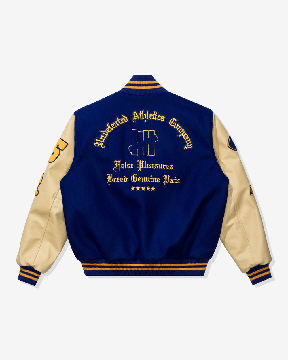 UNDEFEATED X SETTLEMIER'S VARSITY JACKET - ROYALBLUE