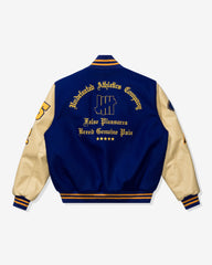 UNDEFEATED X SETTLEMIER'S VARSITY JACKET - ROYALBLUE