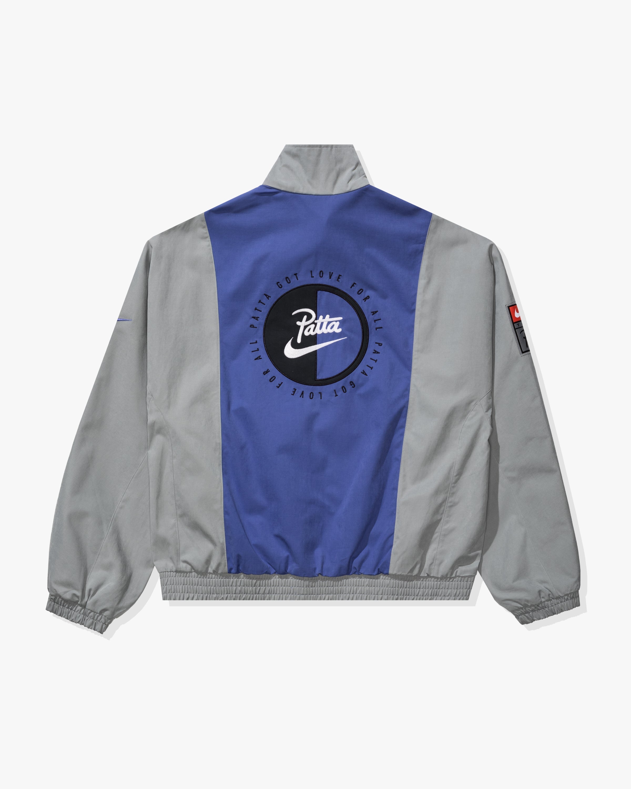 NIKE NRG X PATTA TRACK JACKET - PARTICLEGREY