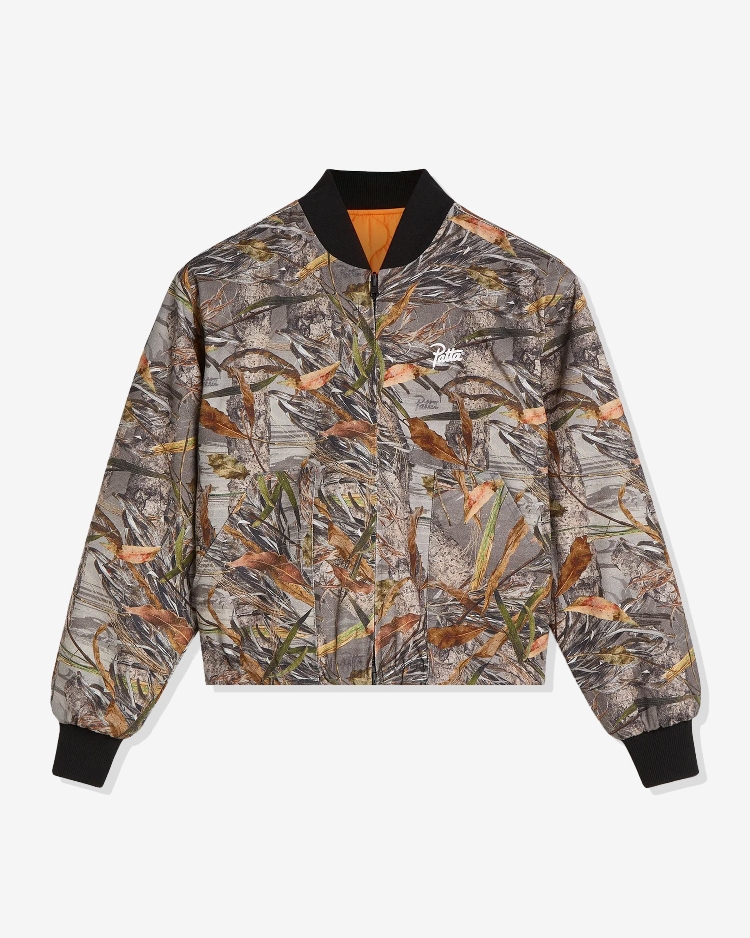 PATTA NATURE PRINT REVERSIBLE BOMBER JACKET - NATUREPRINT