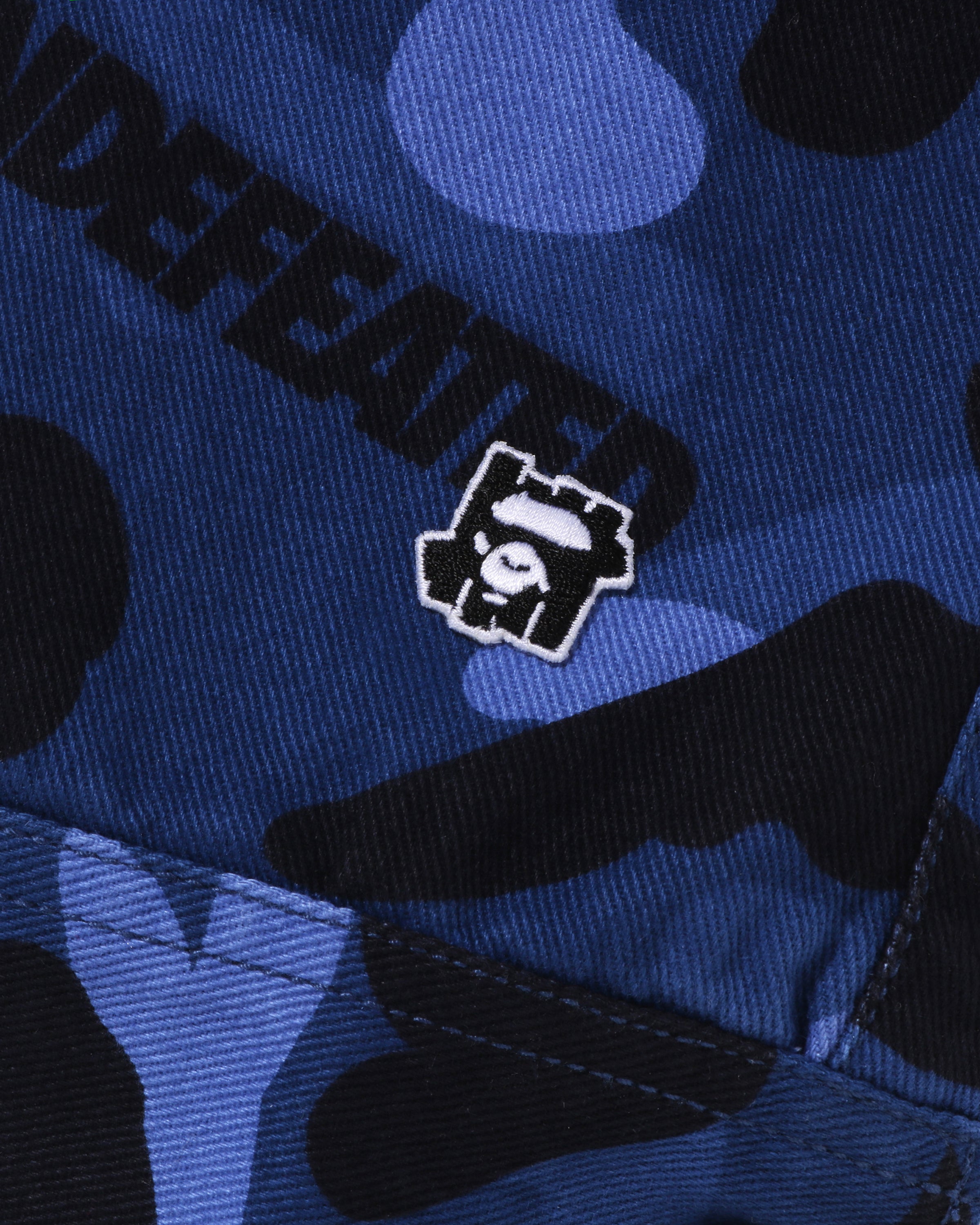 BAPE X UNDEFEATED COLOR CAMO FLANNEL JACKET - NAVY