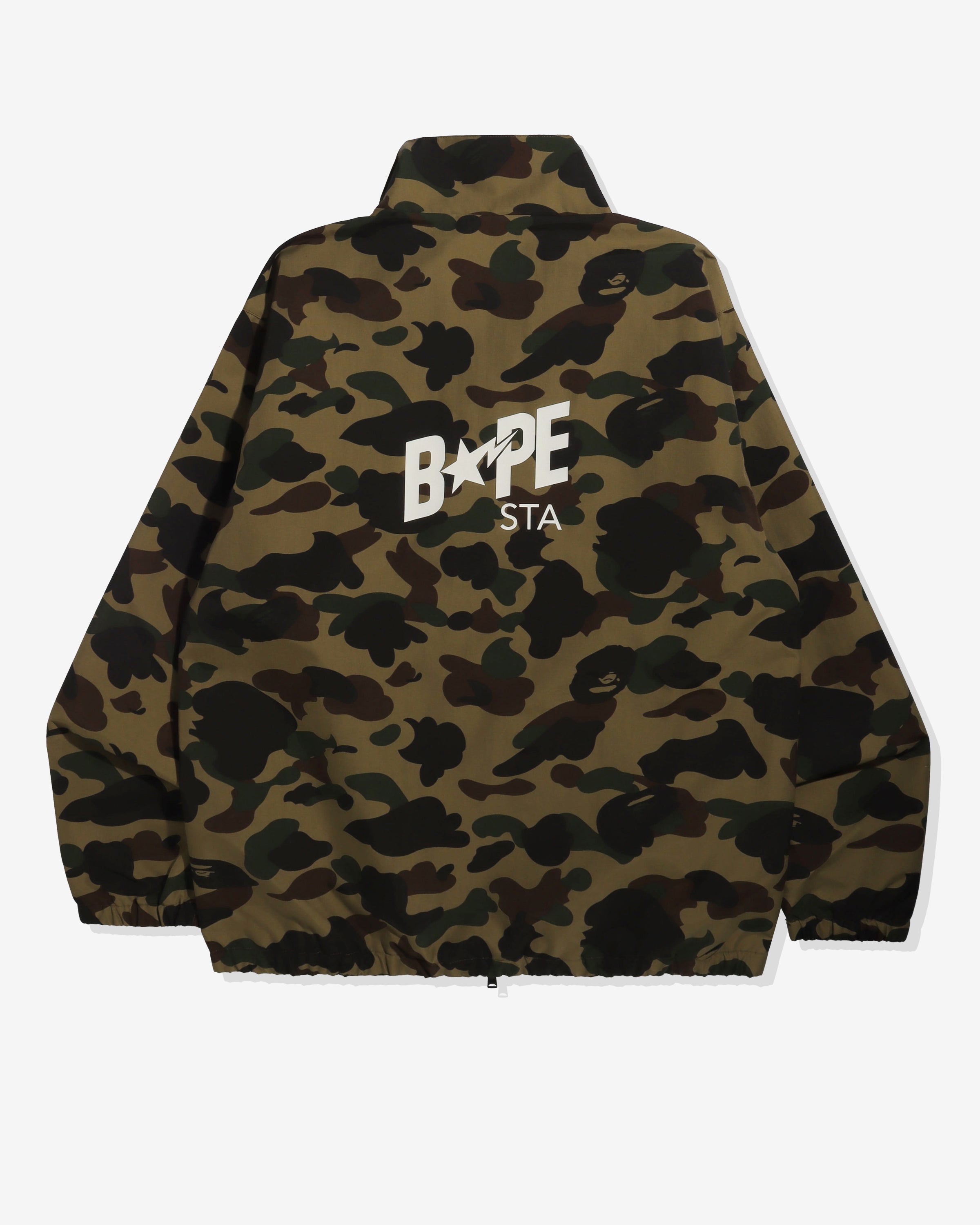BAPE 1ST CAMO TRACK JACKET - GREEN