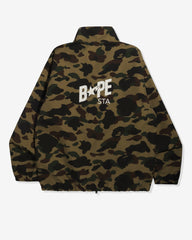 BAPE 1ST CAMO TRACK JACKET - GREEN