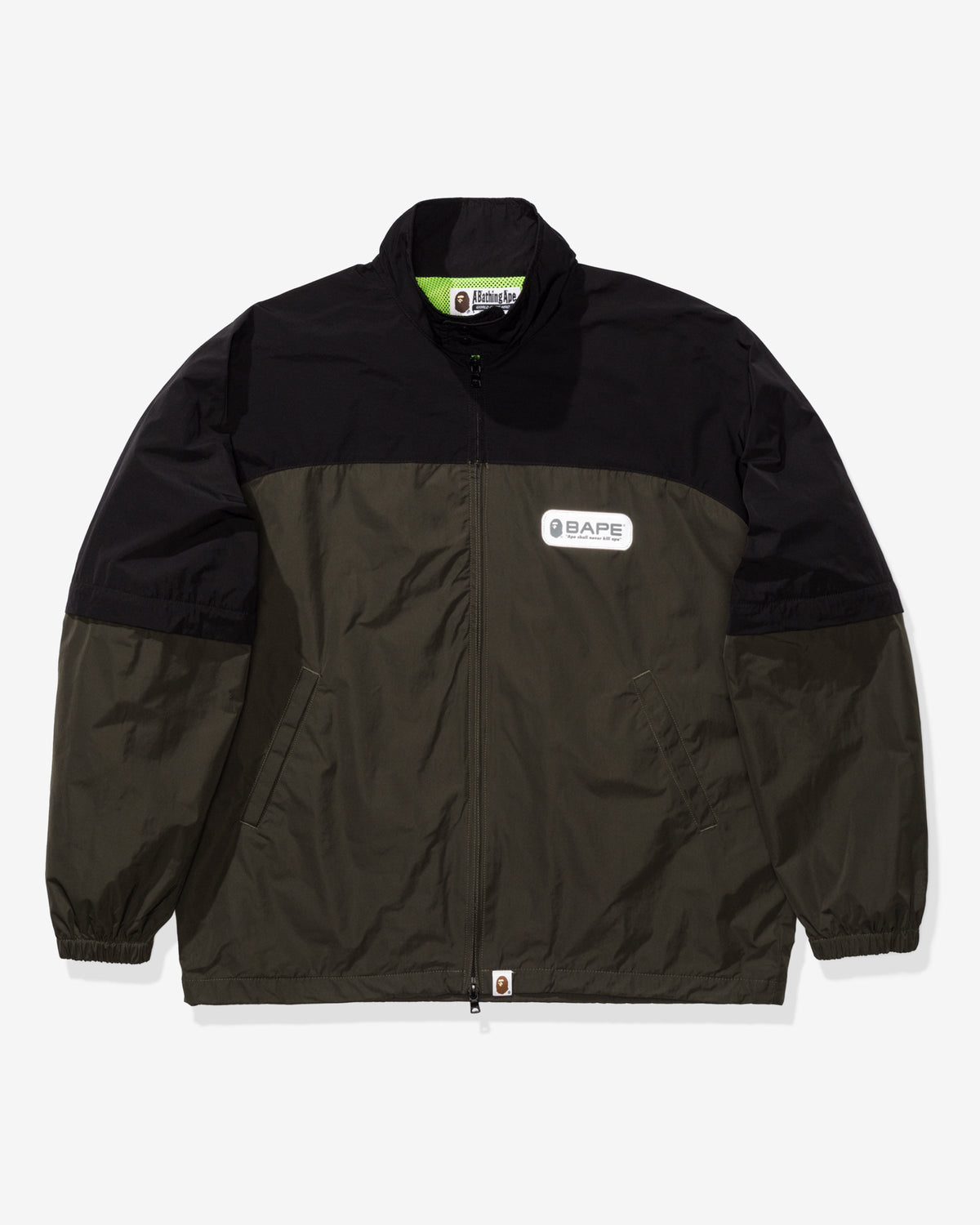 BAPE DETACHABLE SLEEVE JACKET - GREEN