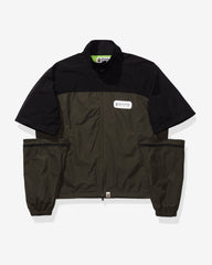 BAPE DETACHABLE SLEEVE JACKET - GREEN