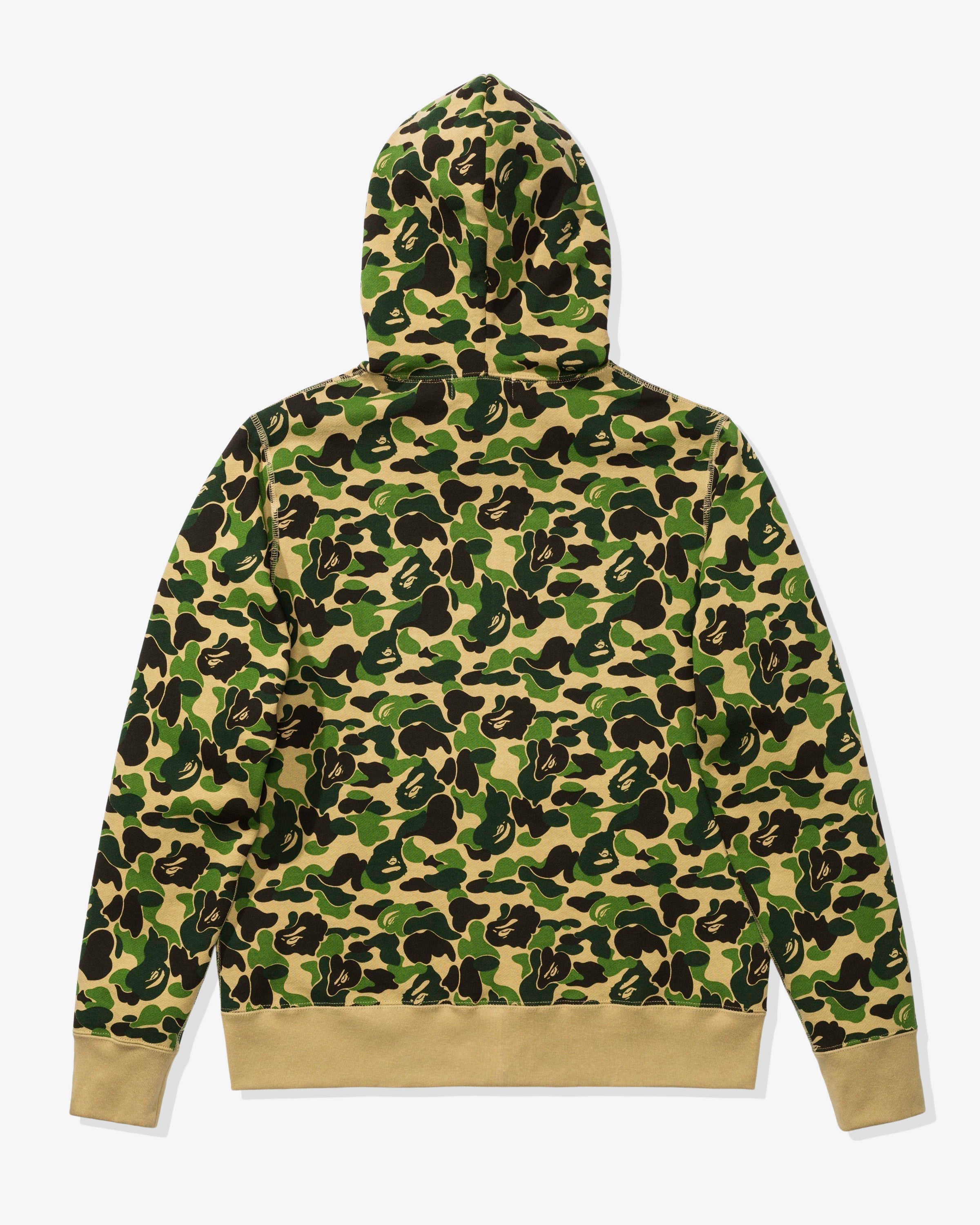 BAPE ABC CAMO SWAROVSKI FULL ZIP HOODIE - GREEN