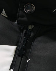 BAPE STA PATTERN DOWN JACKET - BLACK