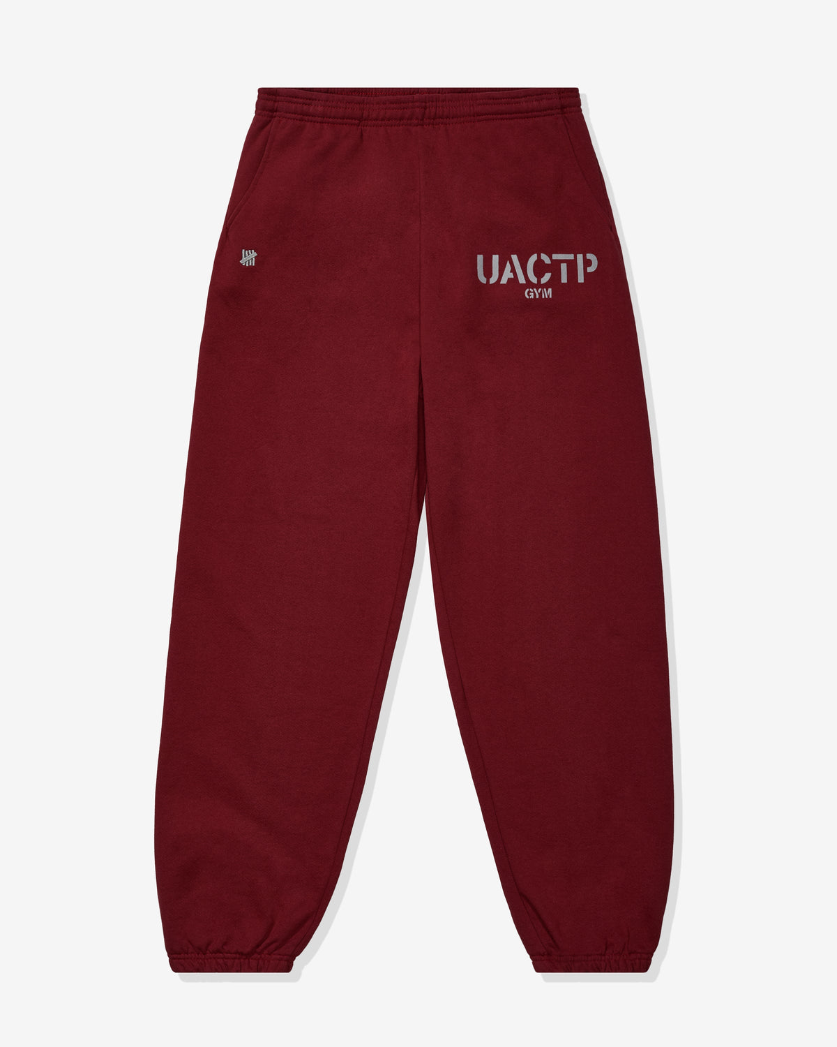 UACTP STENCIL GYM SWEATPANT - BURGUNDY