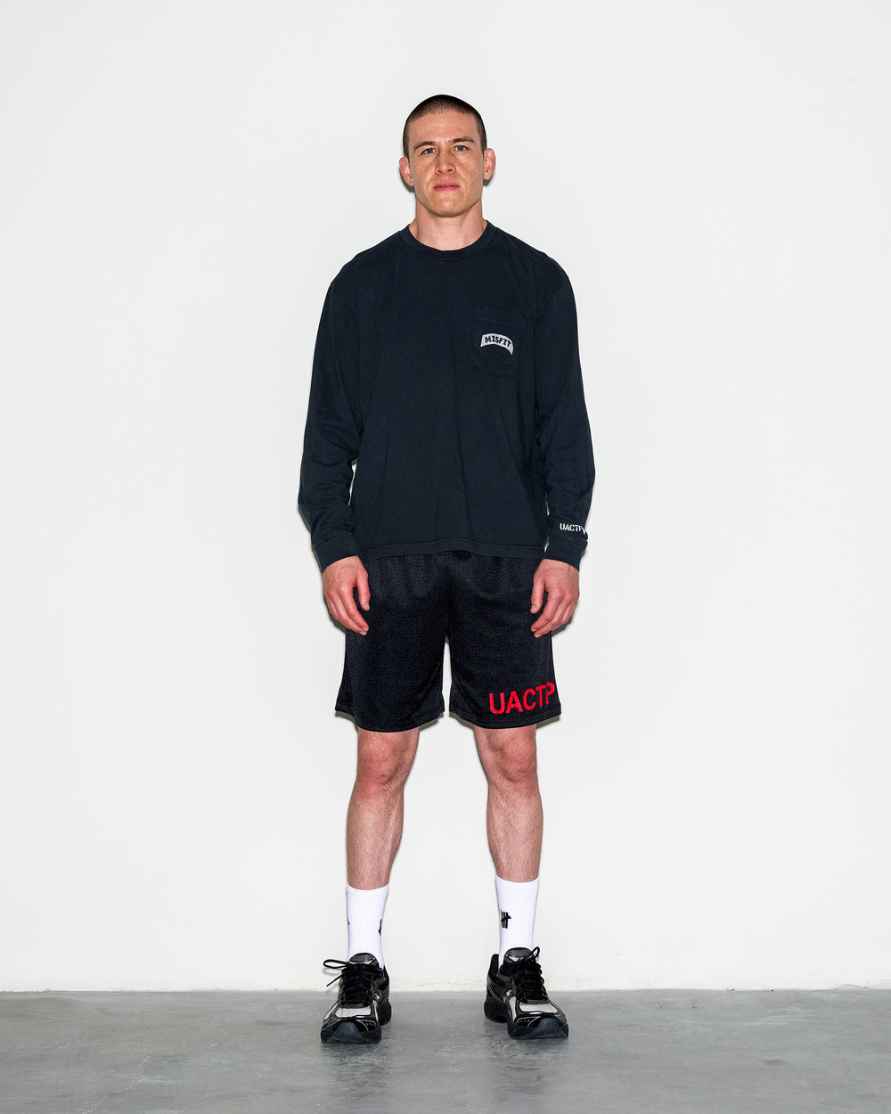 UACTP X GARDAR EIDE EINARSSON STENCIL MESH SHORT