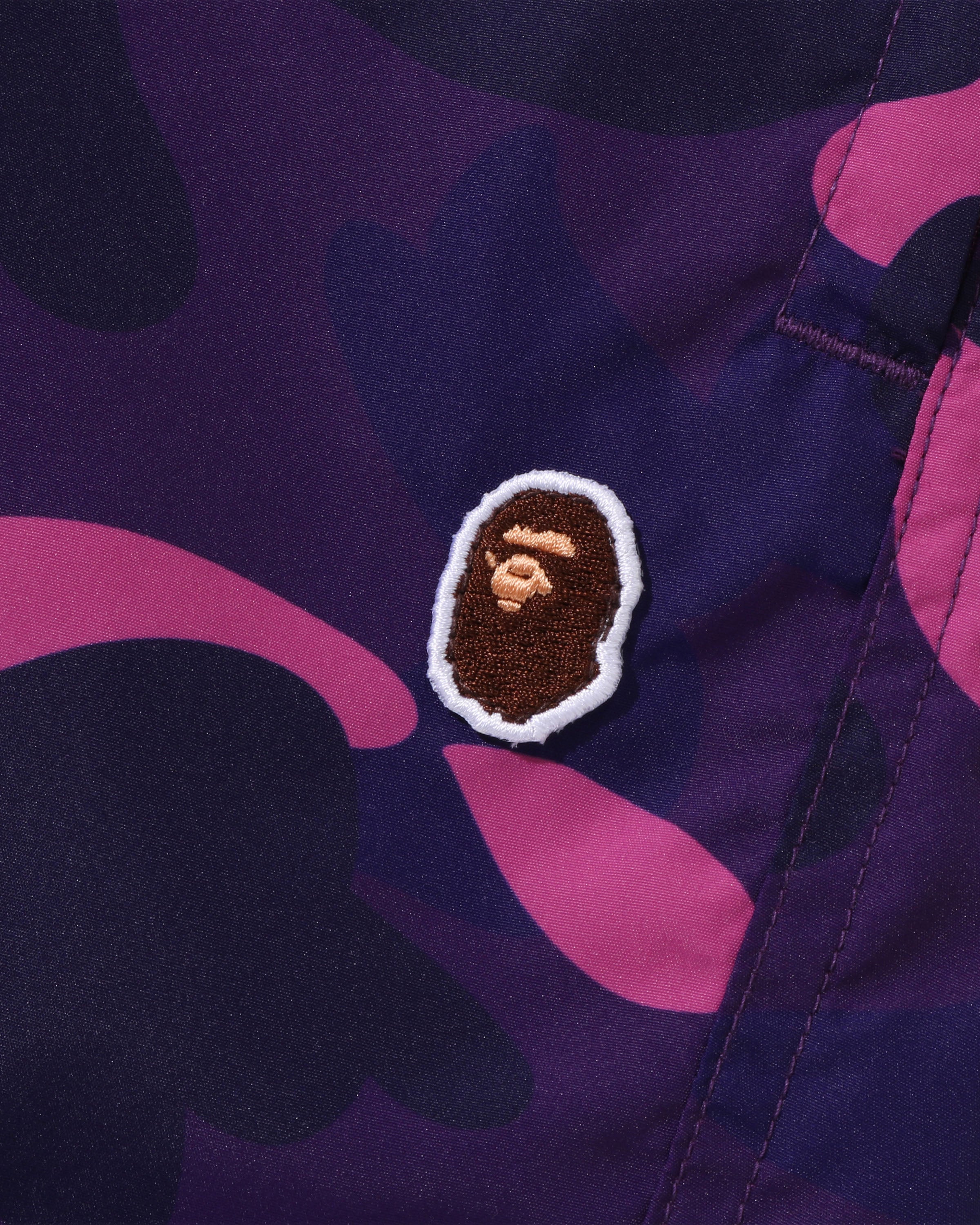 BAPE COLOR CAMO APE HEAD ONE POINT BEACH SHORT