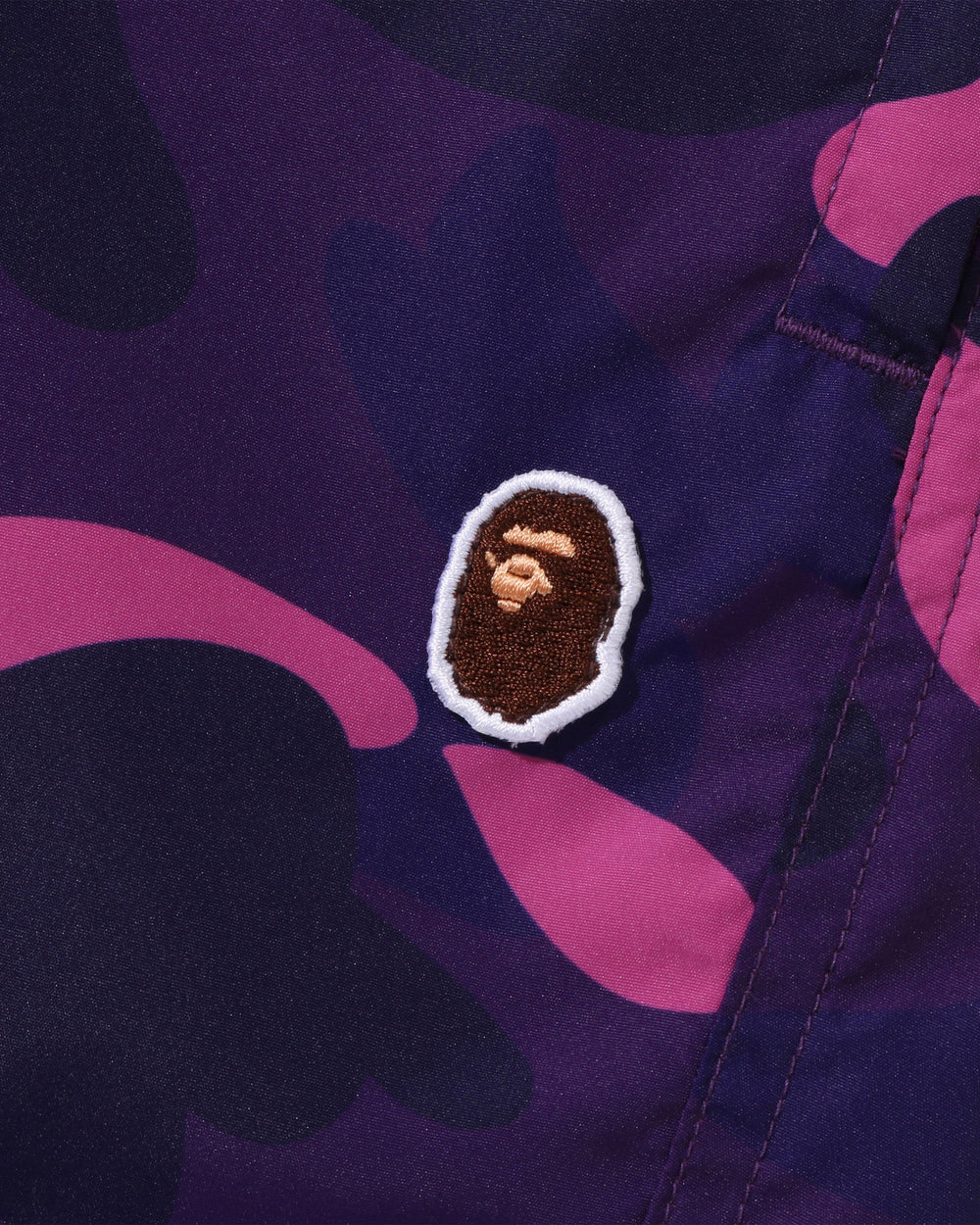 BAPE COLOR CAMO APE HEAD ONE POINT BEACH SHORT