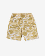 BAPE COLOR CAMO APE HEAD ONE POINT BEACH SHORT