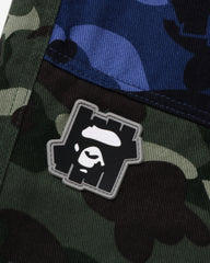 BAPE X UNDEFEATED COLOR CAMO FLANNEL PANTS