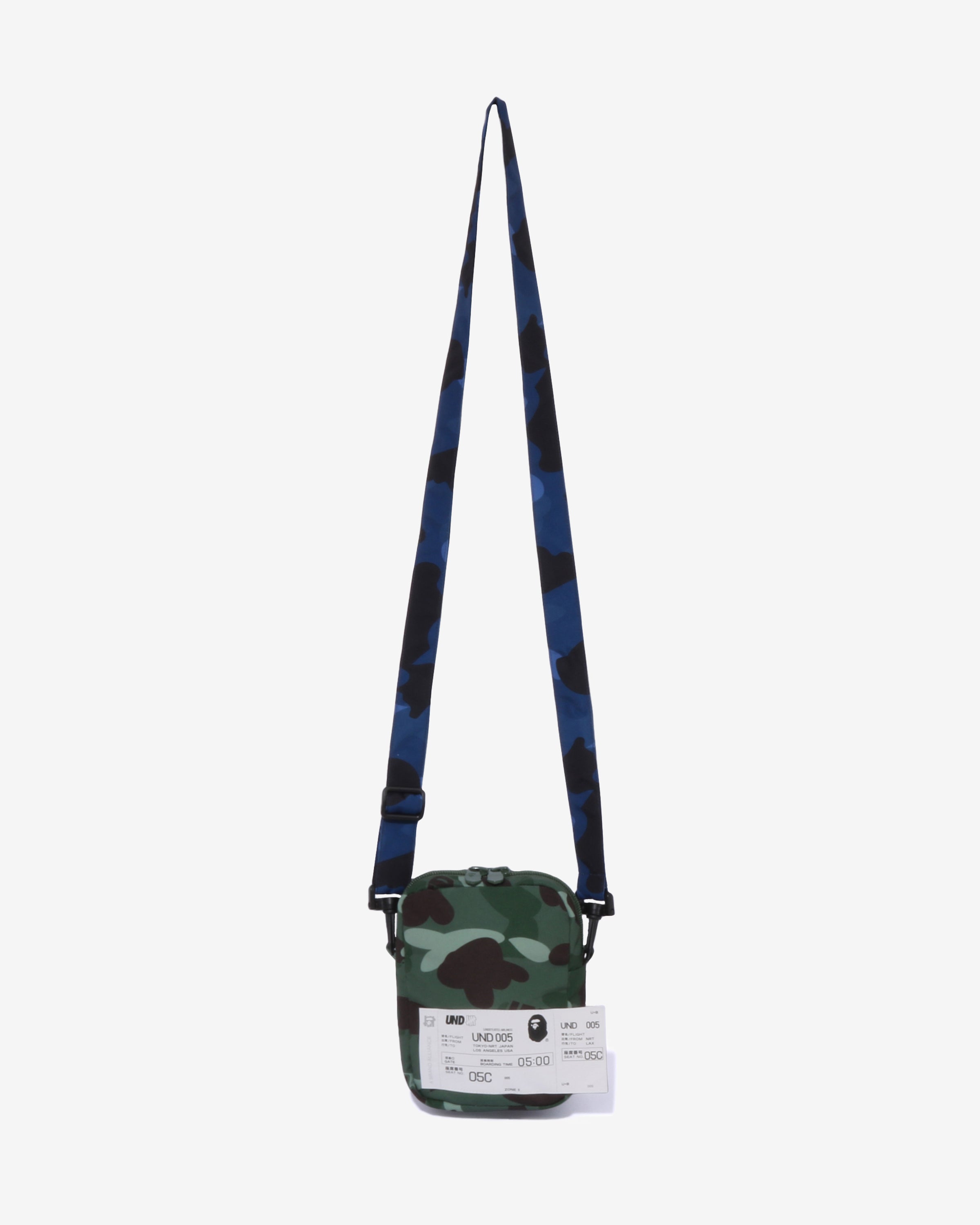 BAPE X UNDEFEATED MULTI POUCH POCKET PANTS - NAVY