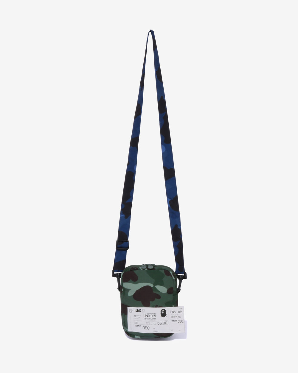BAPE X UNDEFEATED MULTI POUCH POCKET PANTS - NAVY