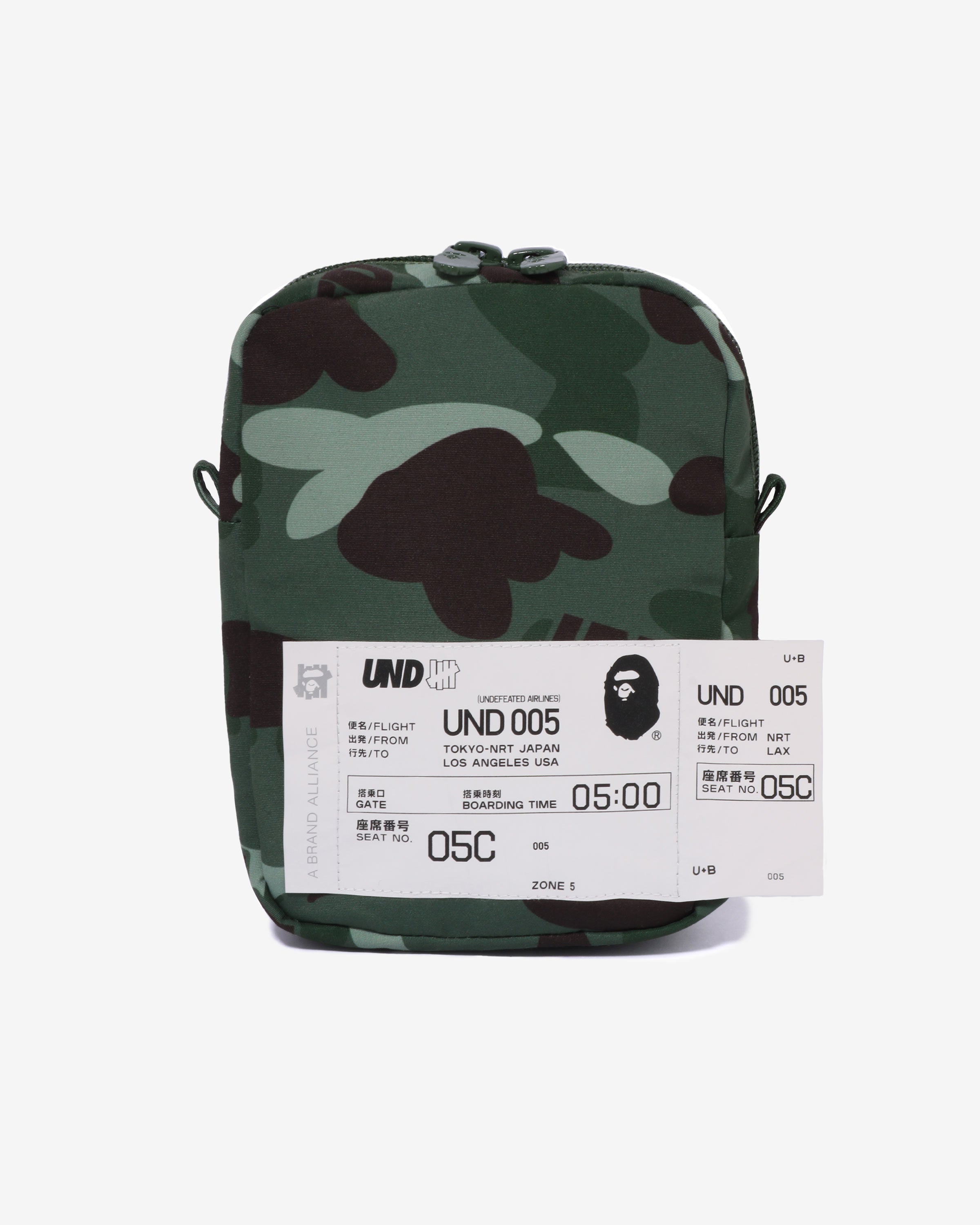 BAPE X UNDEFEATED MULTI POUCH POCKET PANTS - NAVY