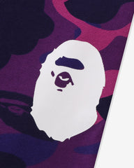 BAPE COLOR CAMO SWEAT PANTS - PURPLE