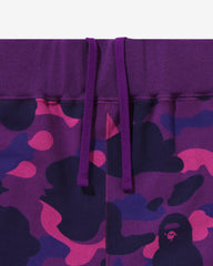 BAPE COLOR CAMO SWEAT PANTS - PURPLE