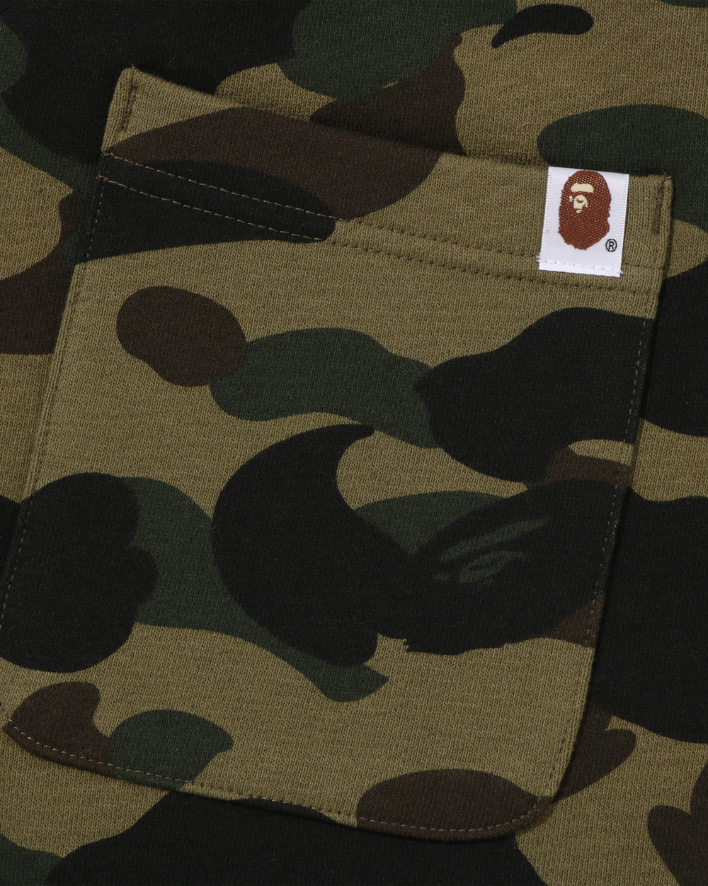 BAPE 1ST CAMO APE HEAD PATCHED SWEAT PANTS