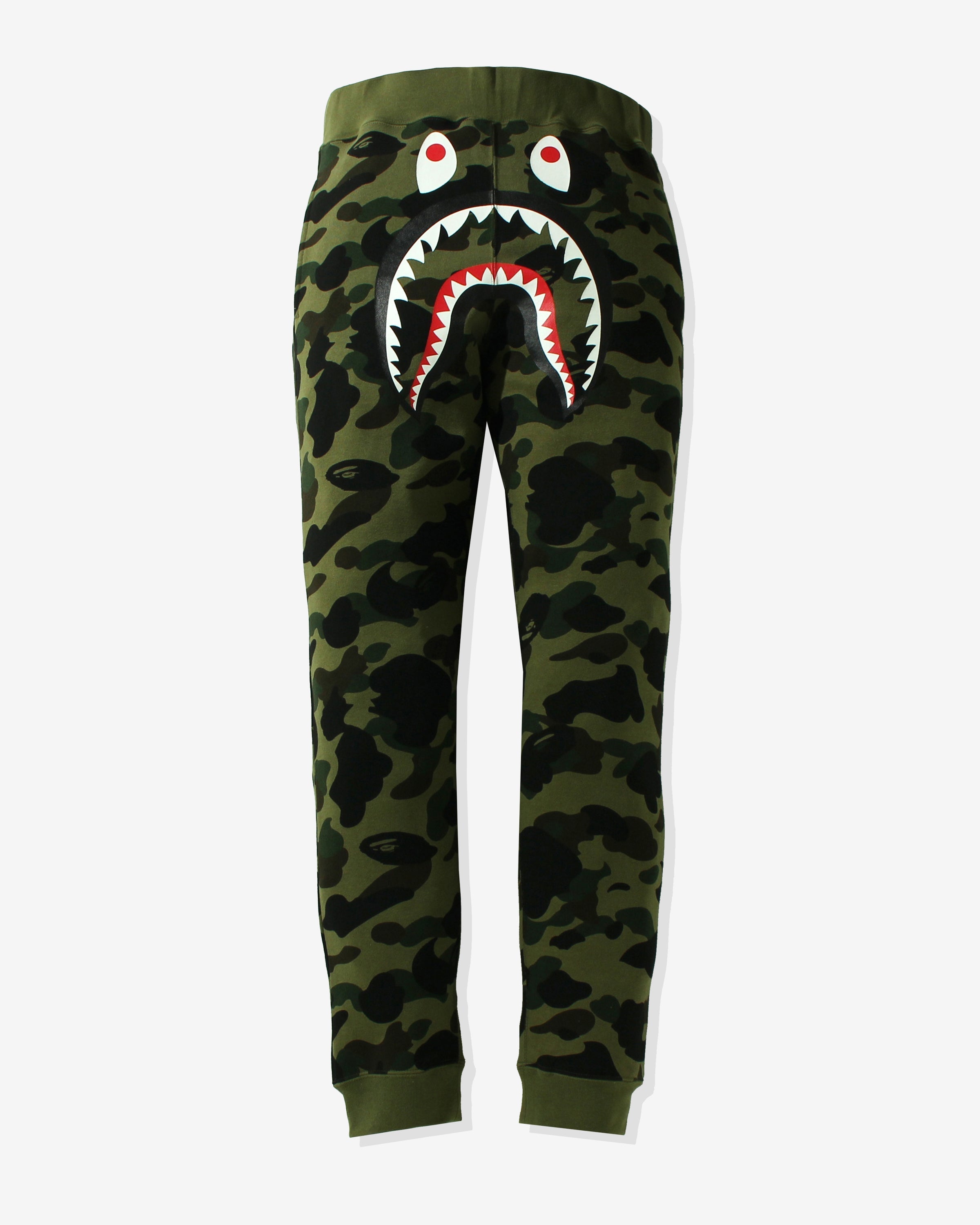 BAPE 1ST CAMO SHARK SLIM FIT SWEAT PANTS
