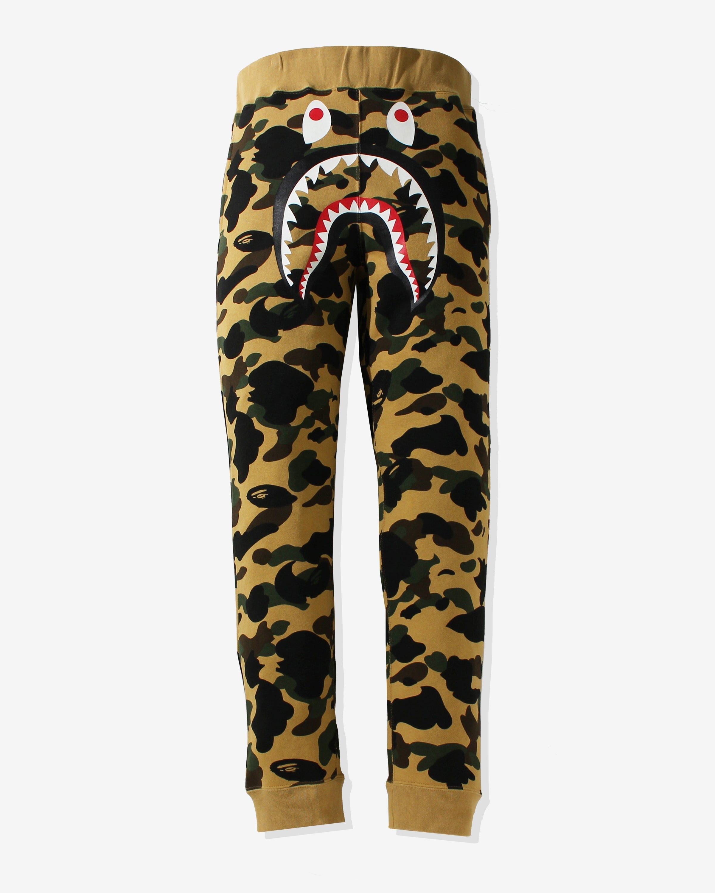 BAPE 1ST CAMO SHARK SLIM FIT SWEAT PANTS