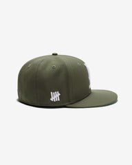 UNDEFEATED X NE X DODGERS STACKED LOGO FITTED