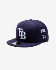UNDEFEATED X NE X MLB FITTED - TAMPA BAY RAYS