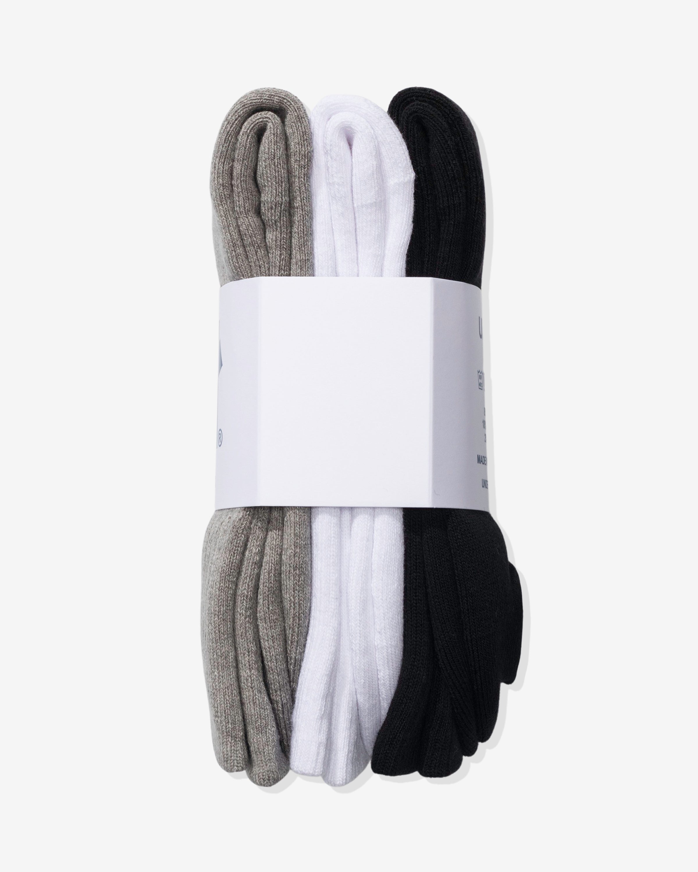 3-PACK UNDEFEATED ICON CREW SOCK