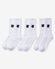 3-PACK UNDEFEATED ICON CREW SOCK