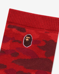 BAPE COLOR CAMO APE HEAD ONE POINT SOCKS