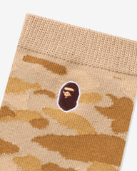 BAPE COLOR CAMO APE HEAD ONE POINT SOCKS