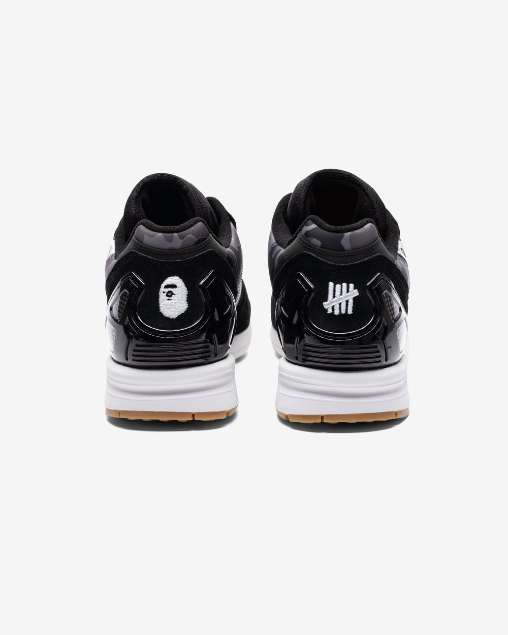 BAPE X UNDEFEATED X ADIDAS ZX 8000 - CBLACK/ CWHITE/ GUM