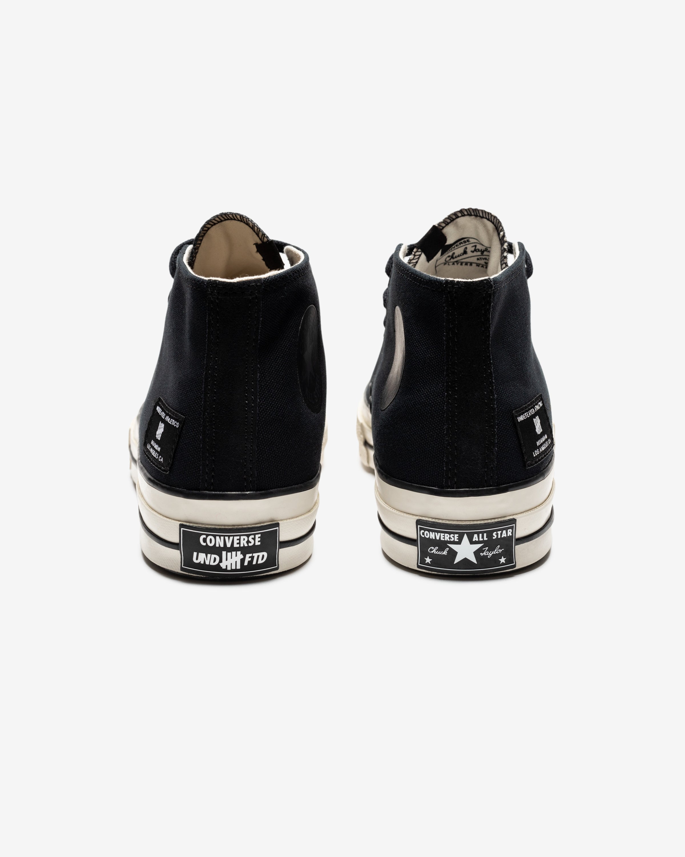 UNDEFEATED X CONVERSE CHUCK 70 MID- BLACK/ NATURALIVORY
