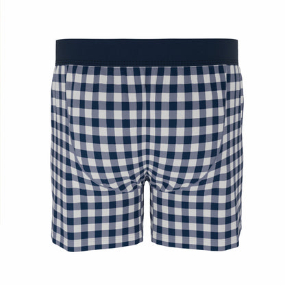 Shinesty Boxer Underwear - Navy Gingham