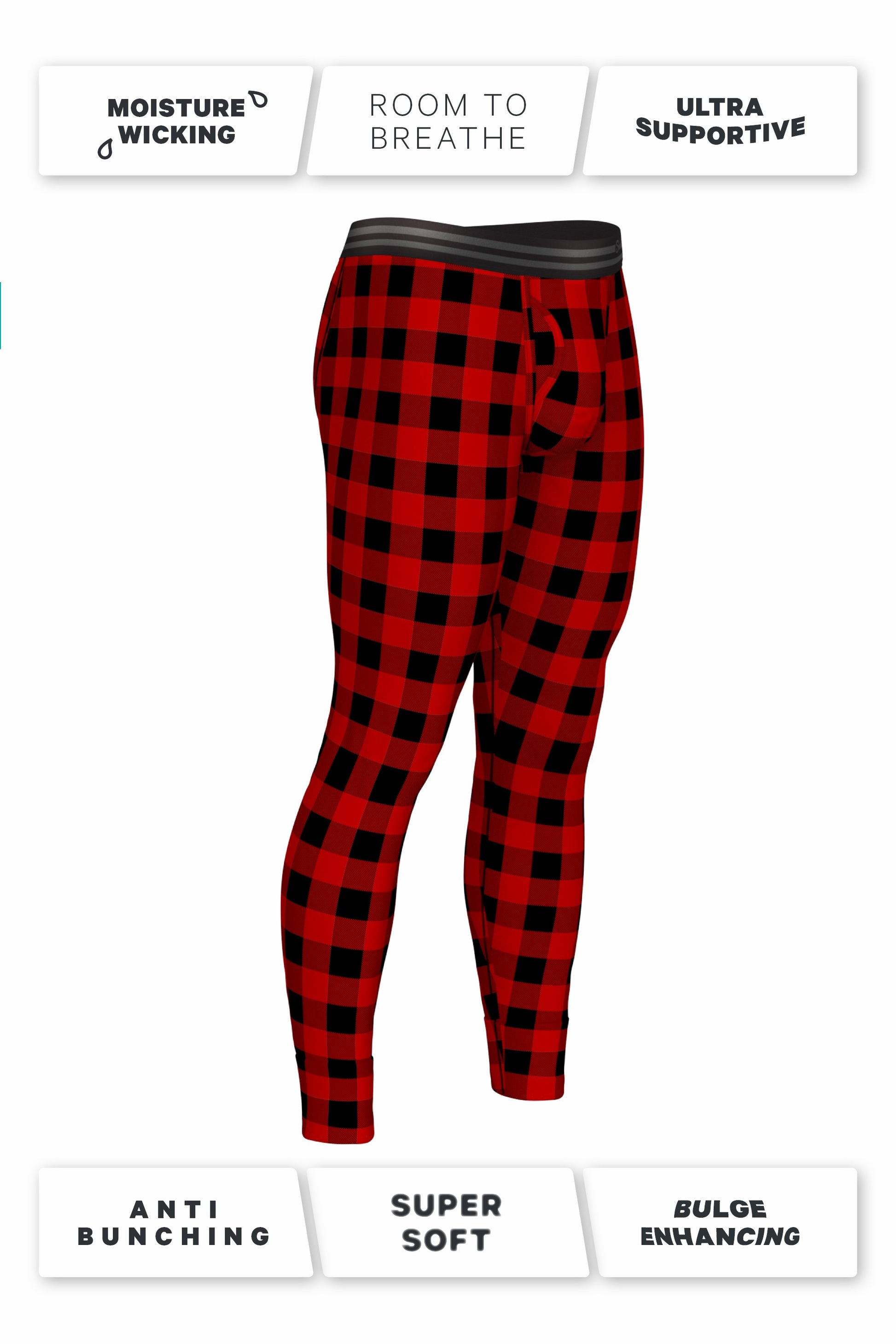 Shinesty Long Underwear - Buffalo Check
