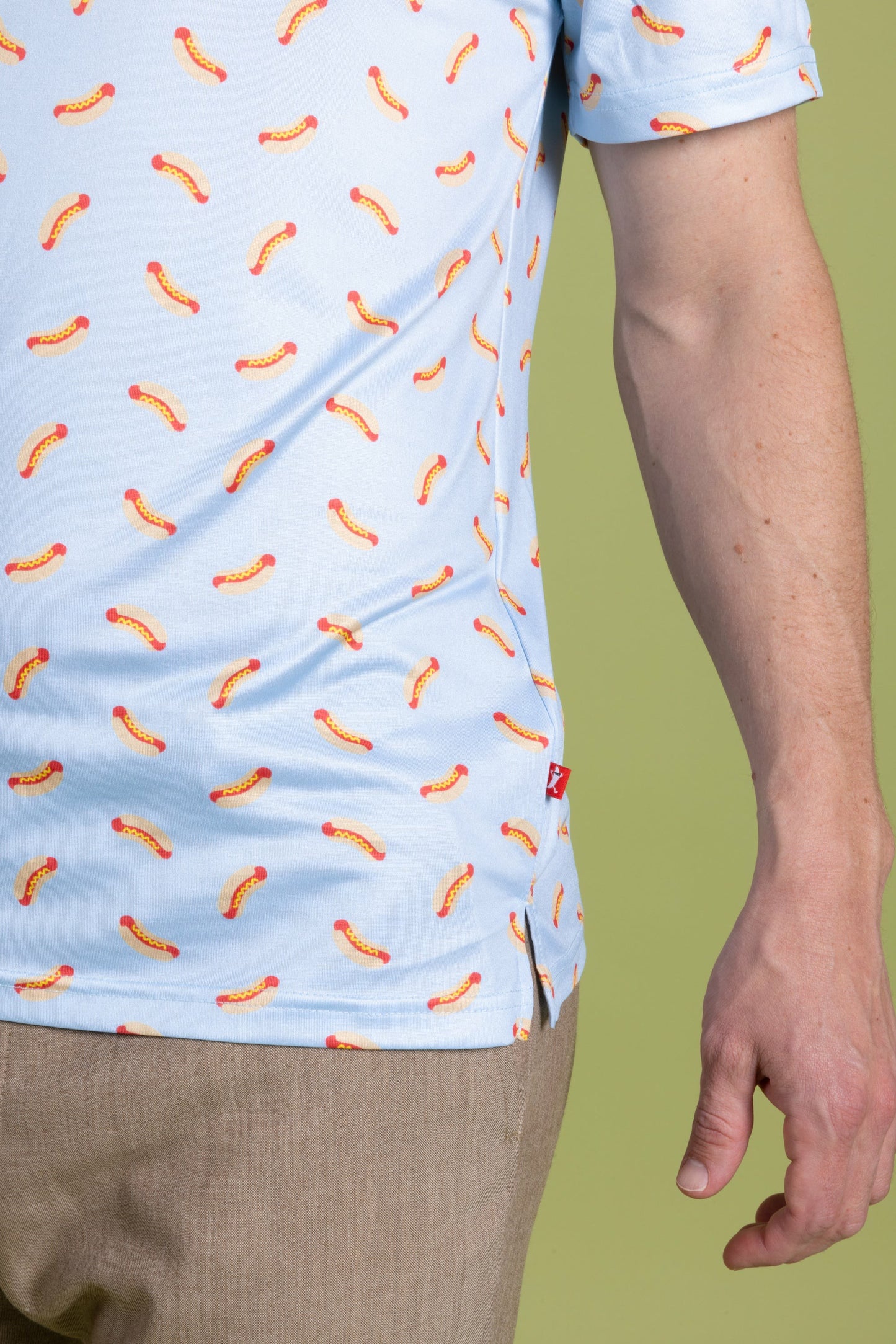 Shinesty Hot Dog Polo Shirt - The Raining Brats & Dogs