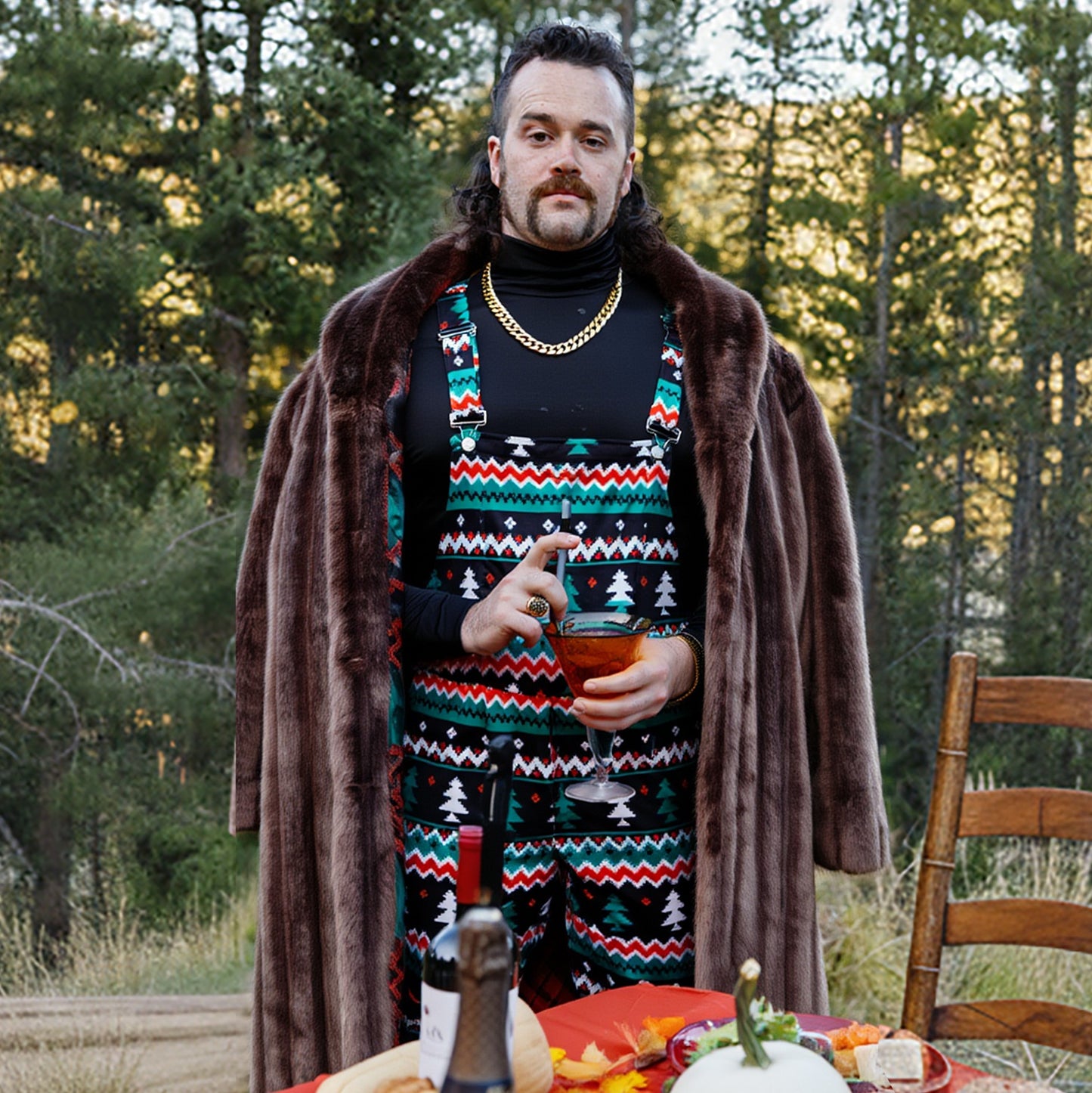 Shinesty Men's Pajamaralls® - Holiday Fair Isle